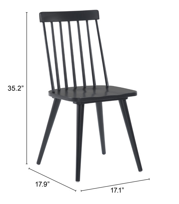 Burris black 2024 dining chair